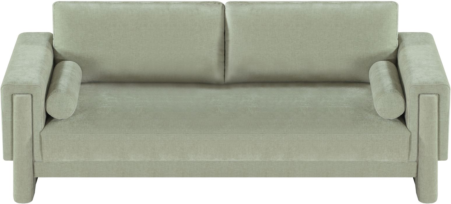 Meridian Furniture - Madeline 89" Mint Chenille Fabric Upholstered Sofa - 152Mint-S - GreatFurnitureDeal