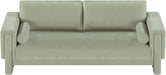Meridian Furniture - Madeline 89" Mint Chenille Fabric Upholstered Sofa - 152Mint-S - GreatFurnitureDeal