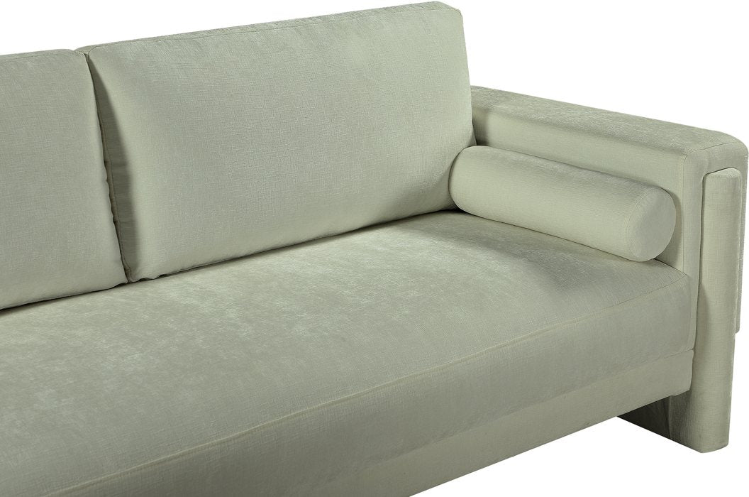 Meridian Furniture - Madeline 89" Mint Chenille Fabric Upholstered Sofa - 152Mint-S - GreatFurnitureDeal