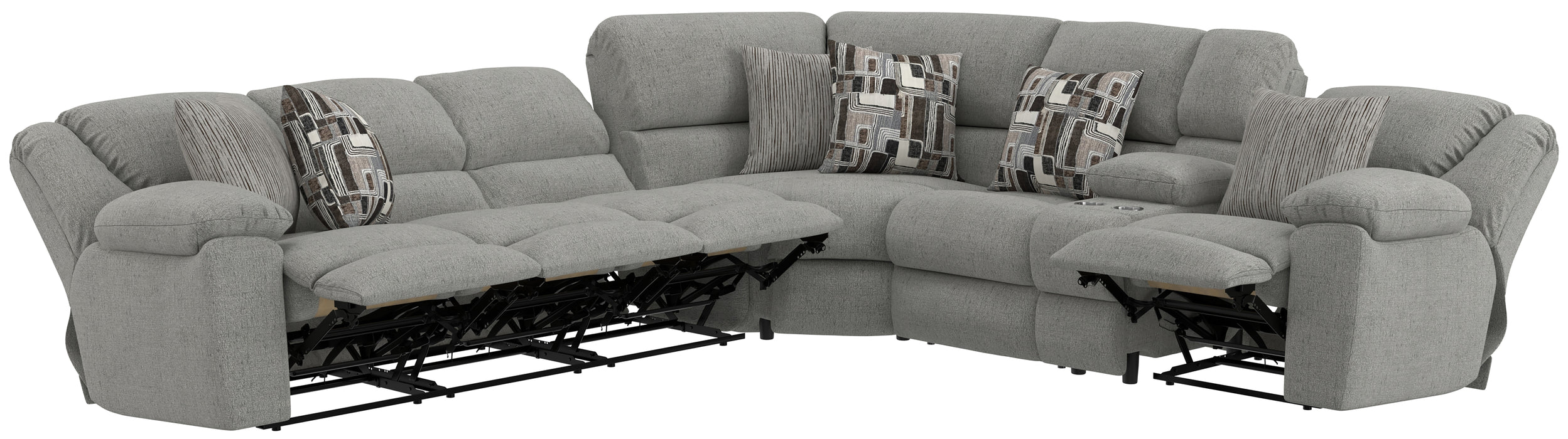 Catnapper - Quinn 3 Piece Sectional Sofa in Nature - 153-36-37-38-NAT - GreatFurnitureDeal