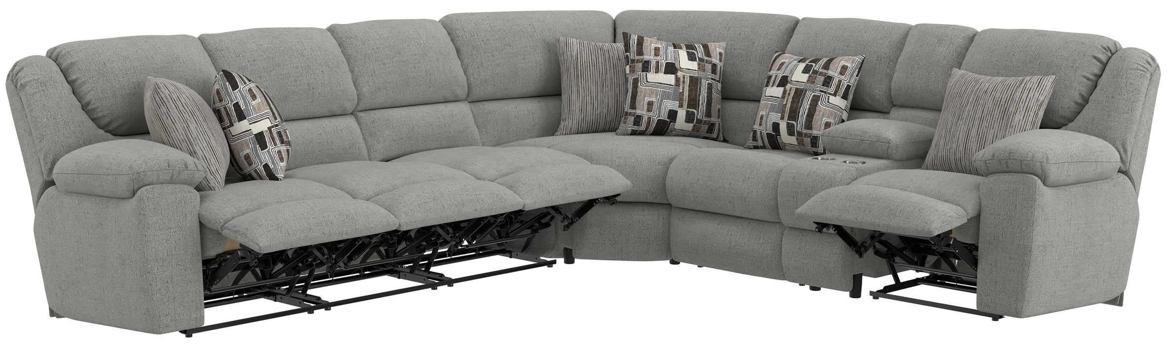 Catnapper - Quinn 3 Piece Sectional Sofa in Nature - 153-36-37-38-NAT - GreatFurnitureDeal