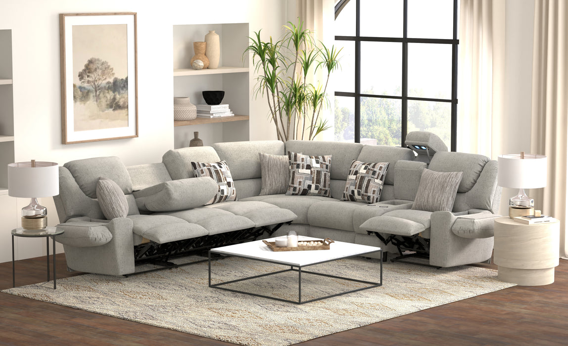 Catnapper - Quinn 3 Piece Sectional Sofa in Nature - 153-36-37-38-NAT - GreatFurnitureDeal