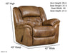 Motion Ease - Denver Rocker Recliner in Saddle - 155-91-15 - GreatFurnitureDeal