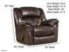 Motion Ease - Denver Rocker Recliner in Whiskey - 155-91-21 - GreatFurnitureDeal