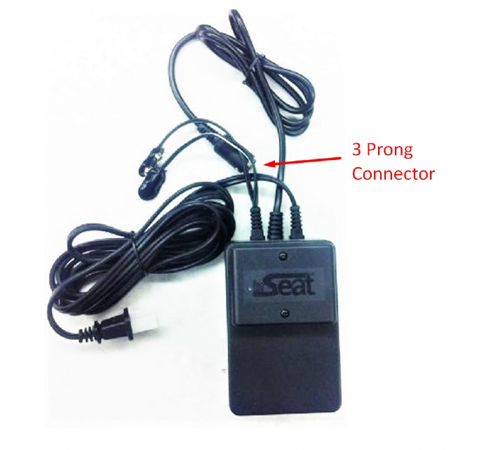 La-Z-Boy- Power Recliner Replacement Power Supply-Adaptor Electric Couch Plug with female 3 prong adapter