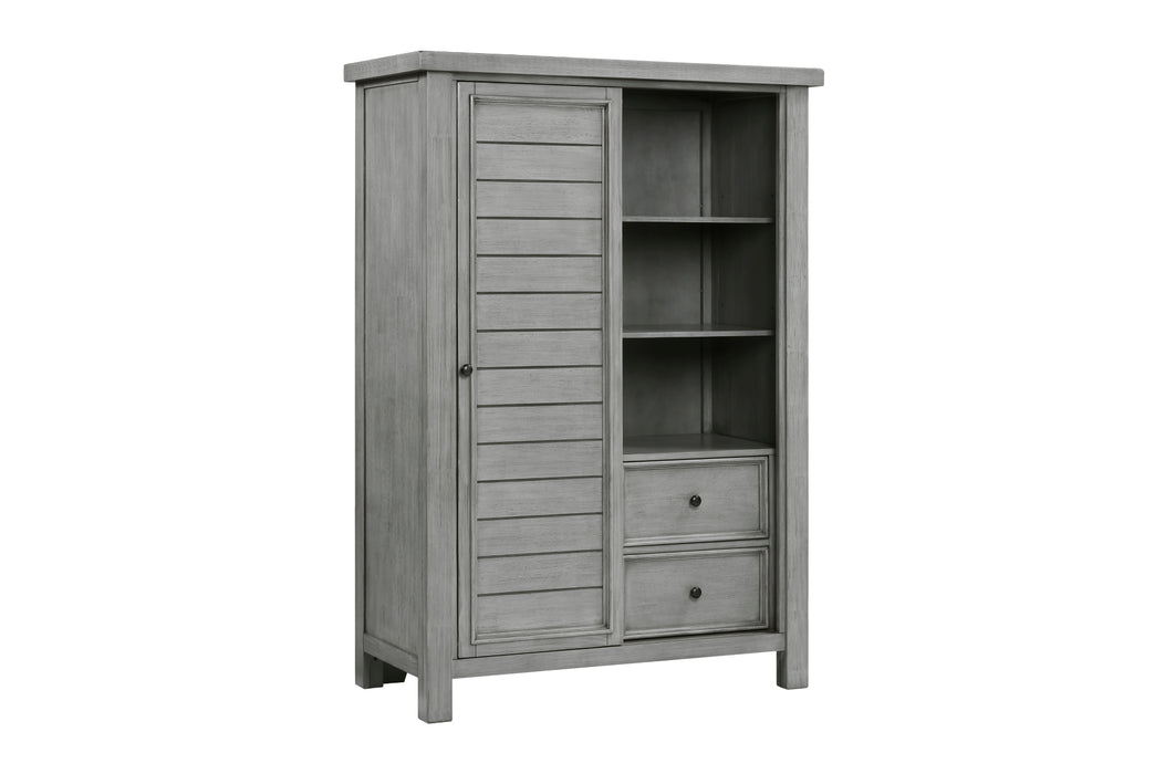 Homelegance - Logandale Wardrobe Chest in Antique Gray - 1559DG-10 - GreatFurnitureDeal
