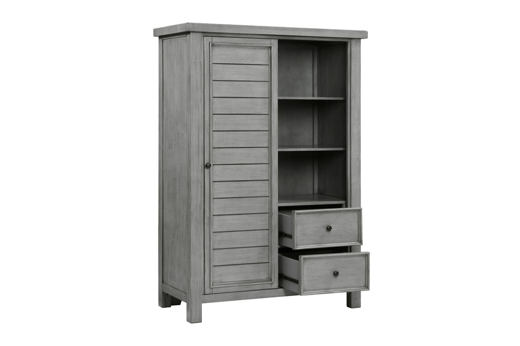 Homelegance - Logandale Wardrobe Chest in Antique Gray - 1559DG-10 - GreatFurnitureDeal