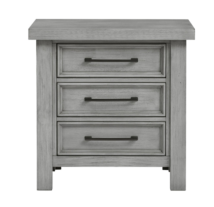 Homelegance - Logandale 3 Piece California King Platform Bedroom Set in Antique Gray - 1559DGK-1CK-3SET - GreatFurnitureDeal