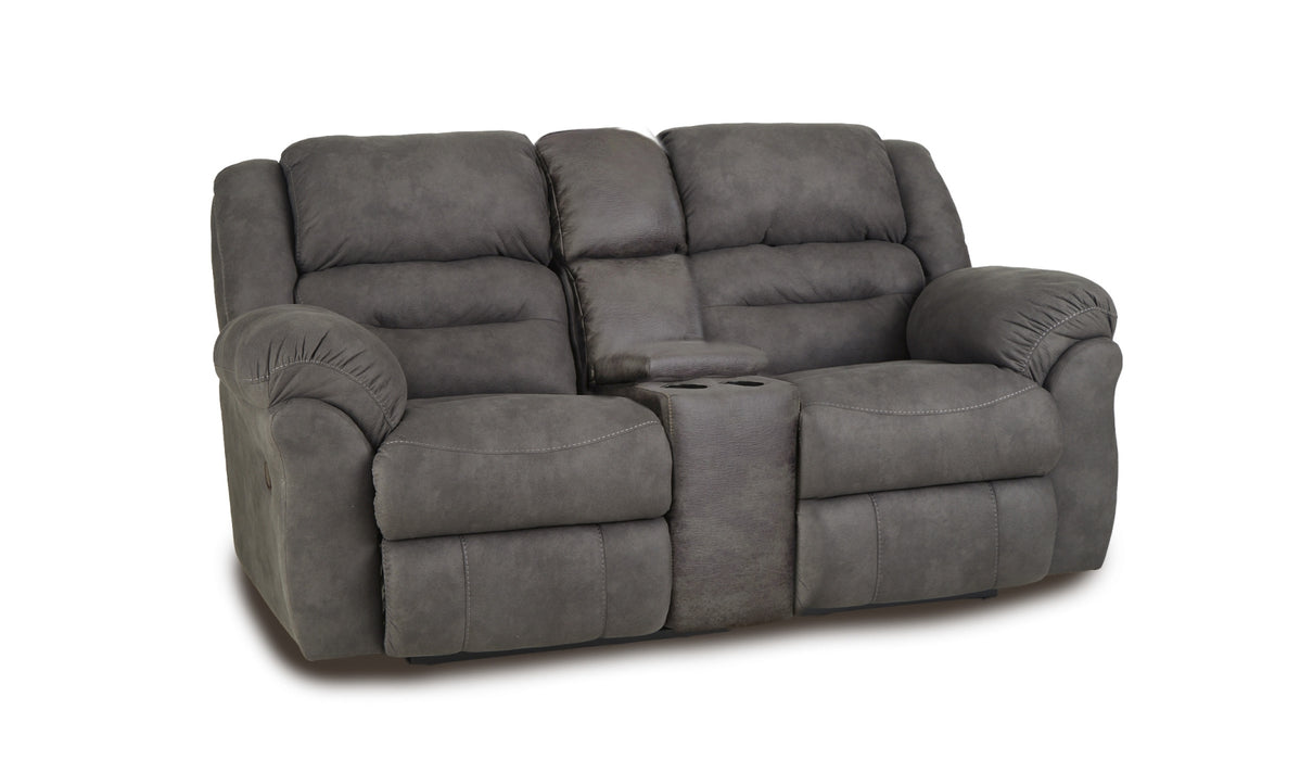 Motion Ease -  Mariner Console Loveseat in Gray - 157-22-14