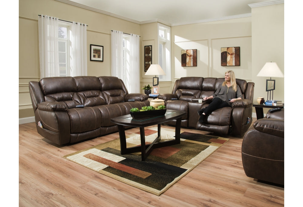 Motion Ease - Greer Power Wall Saver Recliner in Brown - 158-97-21 - GreatFurnitureDeal