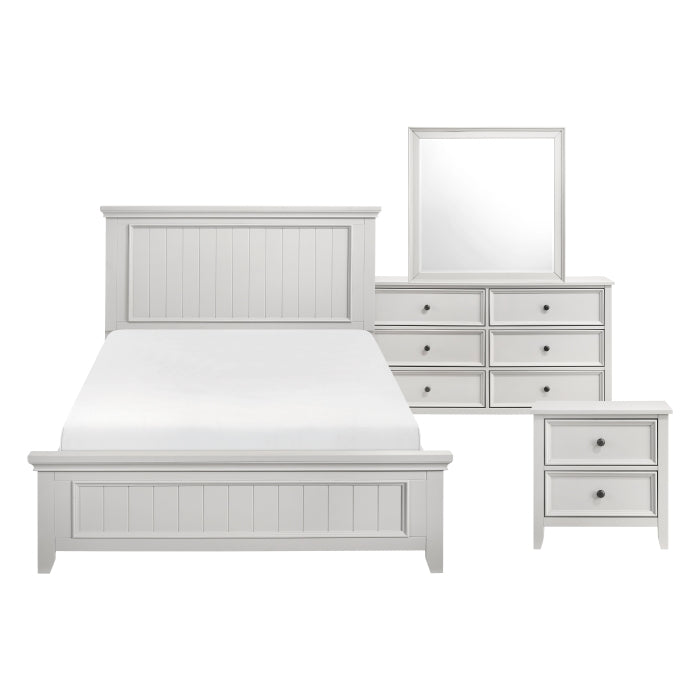 Homelegance - Donahue 4 Piece Queen Bedroom Set in Off-White - 1581-1*4 - GreatFurnitureDeal