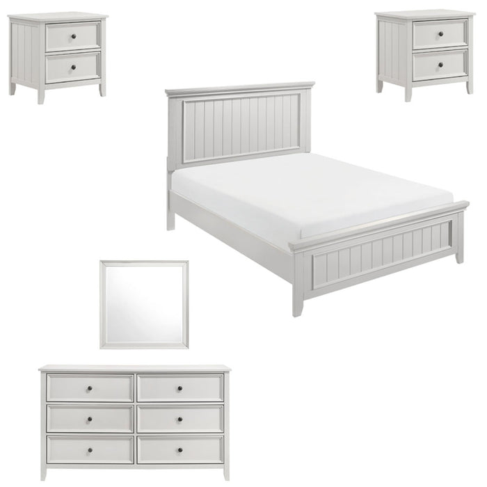 Homelegance - Donahue 5 Piece California King Bedroom Set in Off-White - 1581K-1CK-5SET - GreatFurnitureDeal