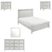 Homelegance - Donahue 5 Piece Queen Bedroom Set in Off-White - 1581-1-5SET - GreatFurnitureDeal