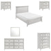 Homelegance - Donahue 6 Piece King Bedroom Set in Off-White - 1581K-1EK-6SET - GreatFurnitureDeal