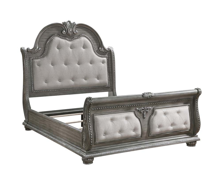 Homelegance - Bennington 3 Piece King Bedroom Set in Grey - 1583K-1EK-3SET - GreatFurnitureDeal