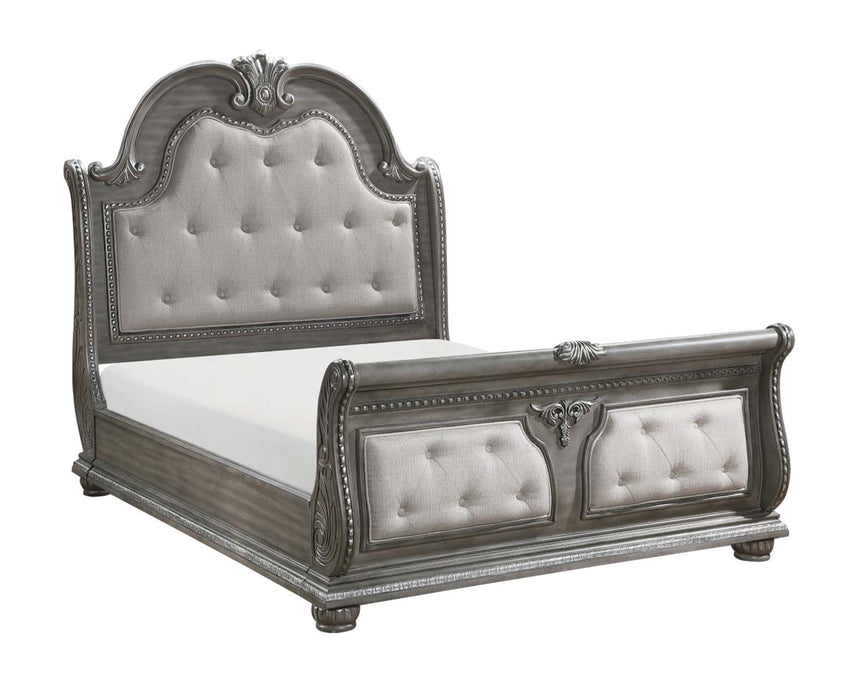Homelegance - Bennington Queen Bed in Gray - 1583-1 - GreatFurnitureDeal