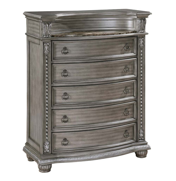 Homelegance - Bennington 5 Drawer Chest in Grey - 1583-9 - GreatFurnitureDeal