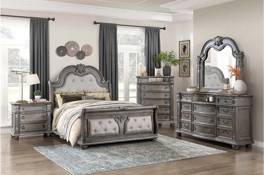 Homelegance - Bennington California King Bed in Grey - 1583K-1CK - GreatFurnitureDeal