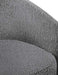 Meridian Furniture - Hilton Grey Boucle Fabric Upholstered Chaise Lounge - 158Grey - GreatFurnitureDeal