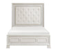 Homelegance - Theodora King Upholstered Bed in Pearl White - 1596K-1EK - GreatFurnitureDeal