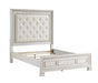 Homelegance - Theodora Queen Upholstered Bed in Pearl White - 1596-1 - GreatFurnitureDeal