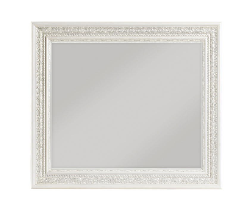 Homelegance - Theodora 7 Drawer Dresser and Mirror Set in Pearl White - 1596-5-6 - GreatFurnitureDeal