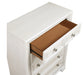Homelegance - Theodora 6 Drawer Chest in Pearl White - 1596-9 - GreatFurnitureDeal