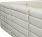 Meridian Furniture - Quincy 126" Velvet Upholstered Comfort 8 Piece Modular Sectional - 677Cream-Sec8A - GreatFurnitureDeal