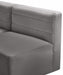 Meridian Furniture - Quincy 126" Velvet Upholstered Comfort 8 Piece Modular Sectional - 677Grey-Sec8A - GreatFurnitureDeal