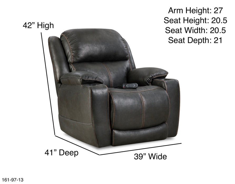 Motion Ease - Orion Home Theater Recliner in Black - 161-97-13 - GreatFurnitureDeal