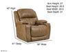 Motion Ease - Orion Home Theater Recliner in Tan - 161-97-17 - GreatFurnitureDeal