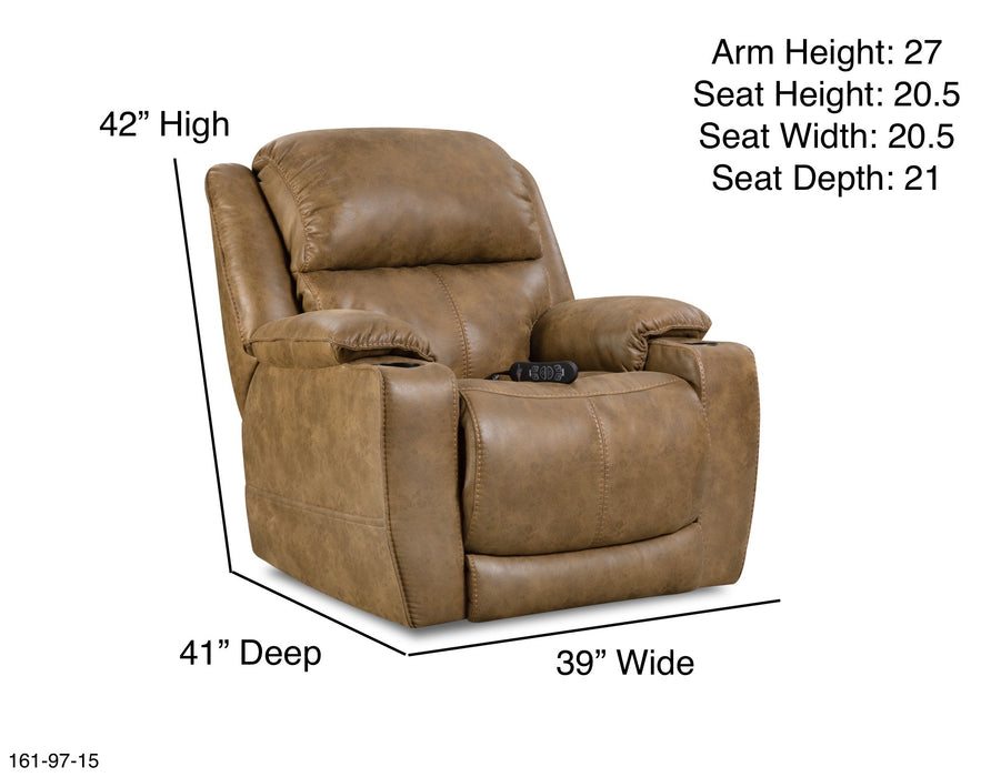 Motion Ease - Orion Home Theater Recliner in Saddle - 161-97-15 - GreatFurnitureDeal