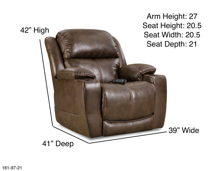 Motion Ease - Orion Home Theater Recliner in Brown - 161-97-21 - GreatFurnitureDeal