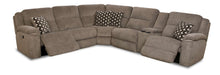 Motion Ease - Campbell Power Reclining Sectional with Right-Side USB in Brown - 162-47, 00, 78-14 - GreatFurnitureDeal