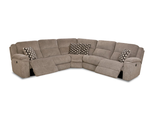 Motion Ease - Campbell Power Reclining Sectional in Brown - 162-47 00 48-14 - GreatFurnitureDeal