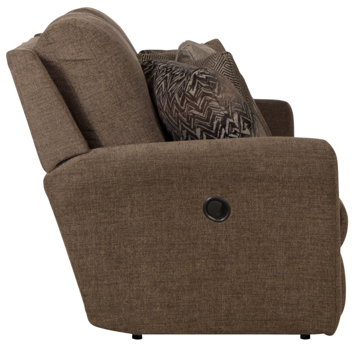 Catnapper - Calvin 3 Piece Power Reclining Living Room Set in Otter/Midnight - 61631-32-30-OTTER