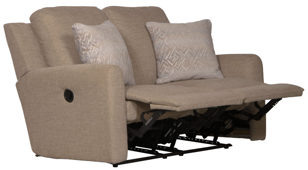 Catnapper - Calvin Reclining Loveseat in Putty/Sand - 1632-PUTTY - GreatFurnitureDeal