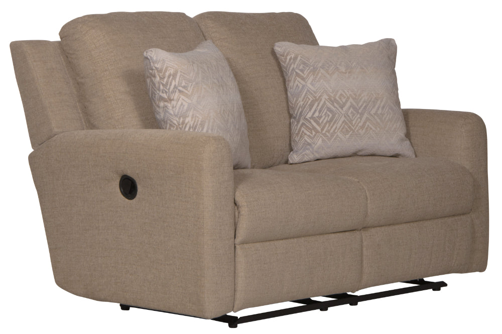 Catnapper - Calvin Reclining Loveseat in Putty/Sand - 1632-PUTTY - GreatFurnitureDeal