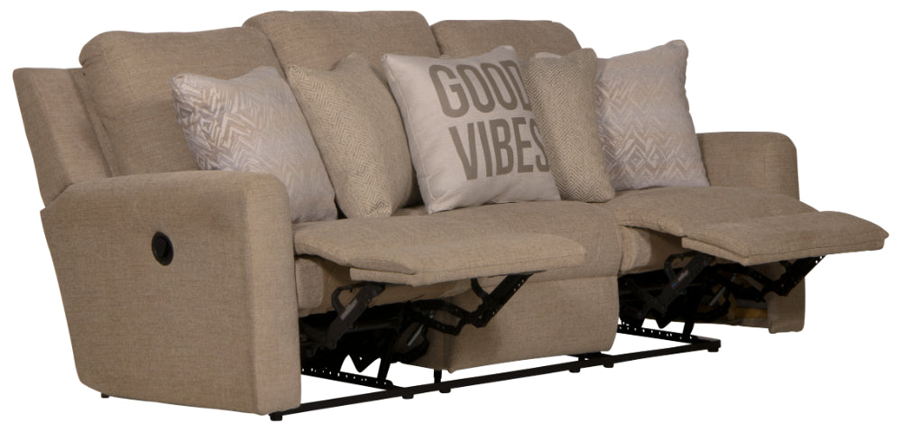 Catnapper - Calvin Reclining Sofa in Putty/Sand - 1631-PUTTY - GreatFurnitureDeal