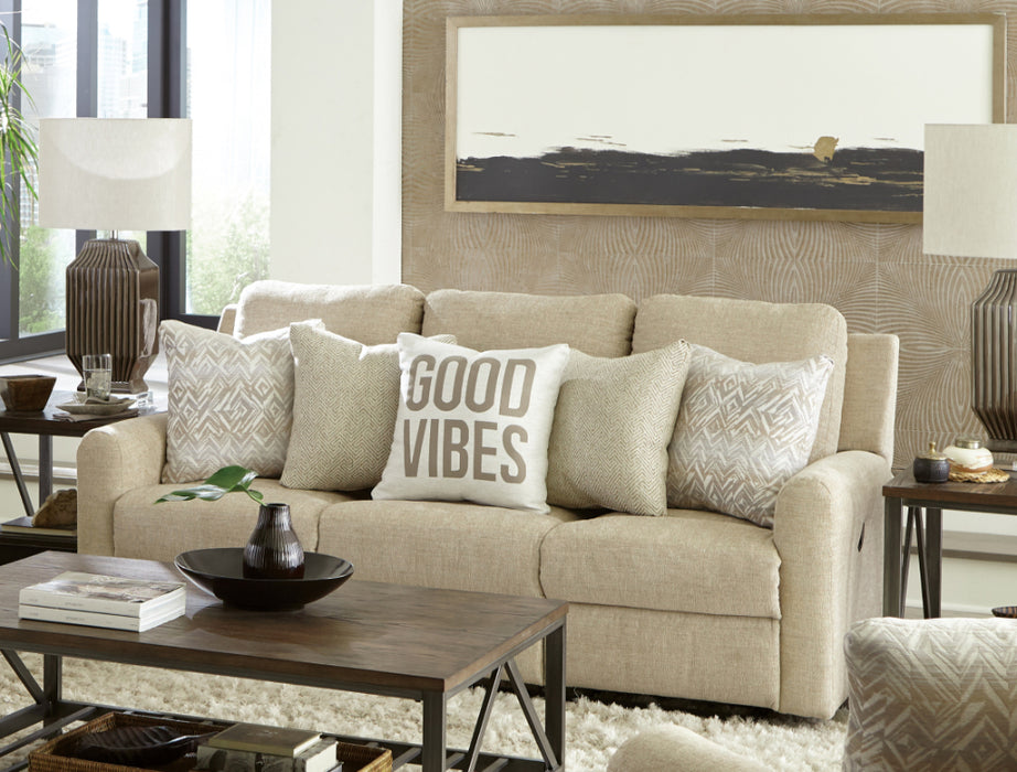 Catnapper - Calvin 2 Piece Reclining Sofa Set in Putty/Sand - 1631-32-30-PUTTY