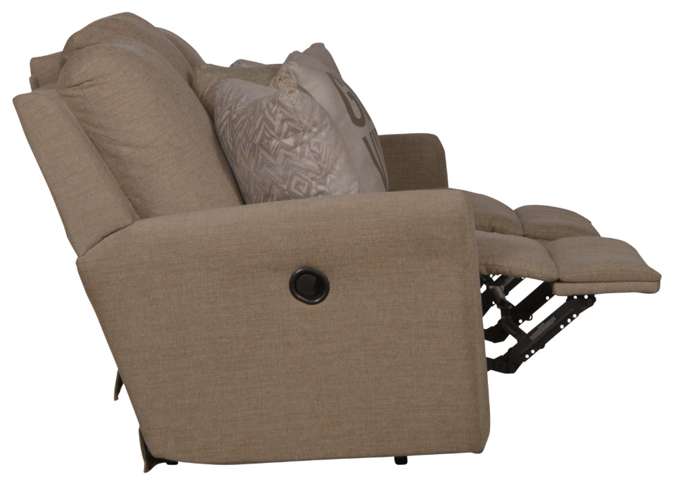 Catnapper - Calvin 3 Piece Reclining Living Room Set in Putty/Sand - 1631-32-30-PUTTY