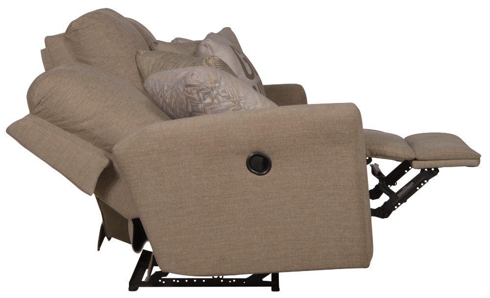 Catnapper - Calvin 3 Piece Reclining Living Room Set in Putty/Sand - 1631-32-30-PUTTY
