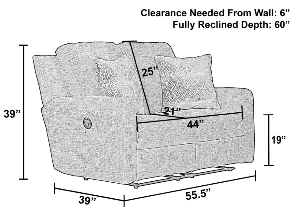 Catnapper - Calvin 2 Piece Power Reclining Sofa Set in Putty/Sand - 61631-32-PUTTY - GreatFurnitureDeal