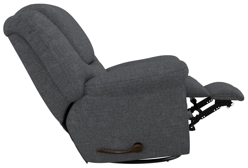 Catnapper - Trifecta Power Wall Hugger Recliner in Smoke - 61650-4-SMOKE - GreatFurnitureDeal