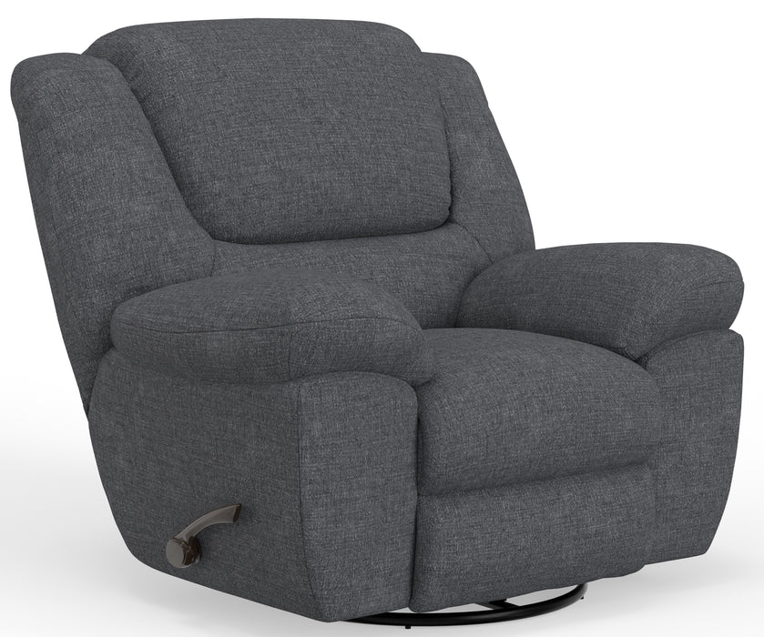 Catnapper - Trifecta Swivel Recliner in Smoke - 1650-5-SMOKE - GreatFurnitureDeal