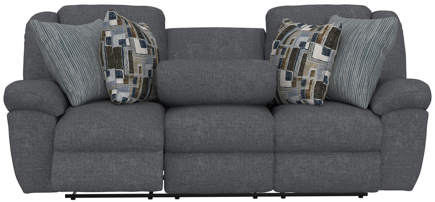 Catnapper - Trifecta 2 Piece Recliners Sofa Set in Smoke - 16545-52-SMOKE