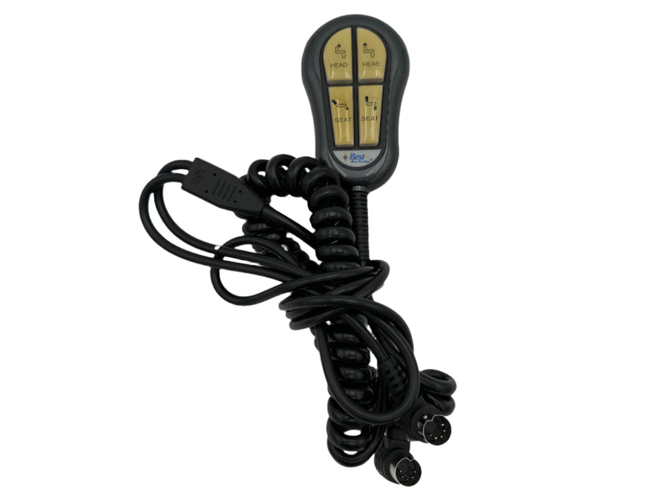 LA-Z-BOY Best Furniture INSEAT RELAXOR Hand Control 4 Button Remote - 11755 / 11755UX - GreatFurnitureDeal