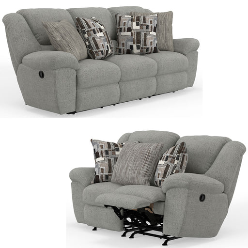 Catnapper - Trifecta 2 Piece Power Reclining Sofa Set in Nature - 616545-52-NATURE - GreatFurnitureDeal