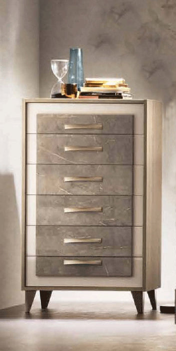 ESF Furniture - ArredoAmbra 6 Piece King Bedroom Set in Bronze - ARREDOAMBRAKS-6SET - GreatFurnitureDeal