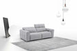 J&M Furniture - Prescott Leather Sofa Set in Light Grey - 16789-SL - GreatFurnitureDeal